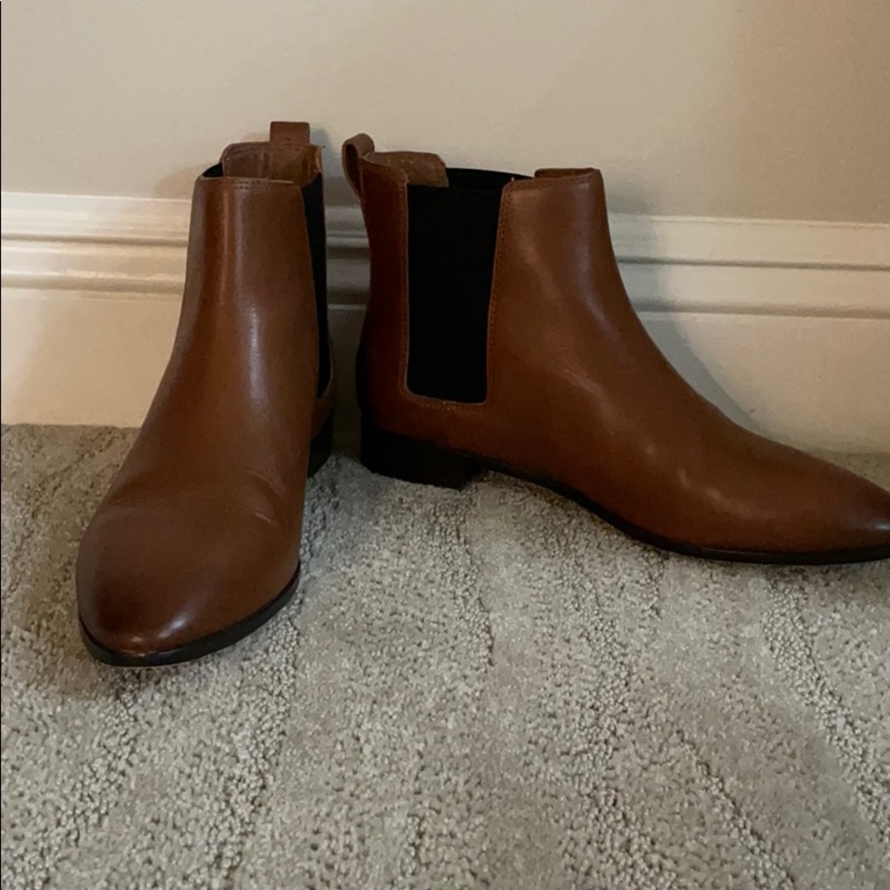 Brown J Crew Boots